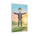 Framed Matte Canvas - Sunny Meadow Story — Natural / 1.25"...