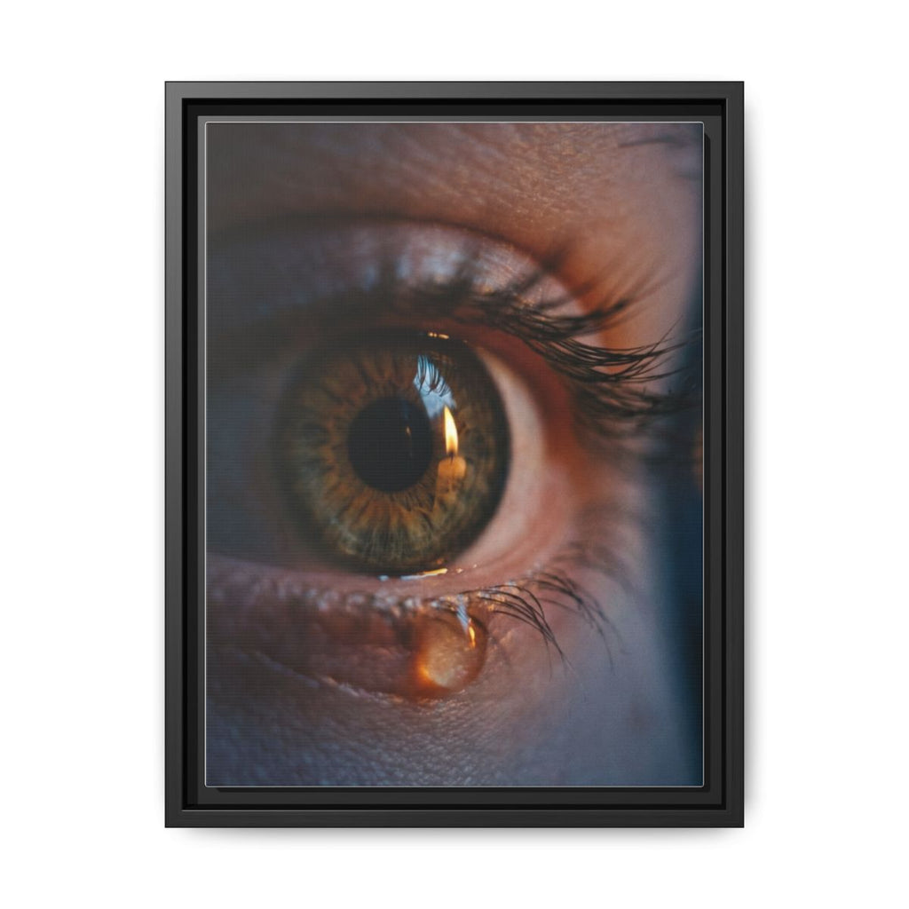 Framed Matte Canvas - Mystic Eye — Black / 1.25"