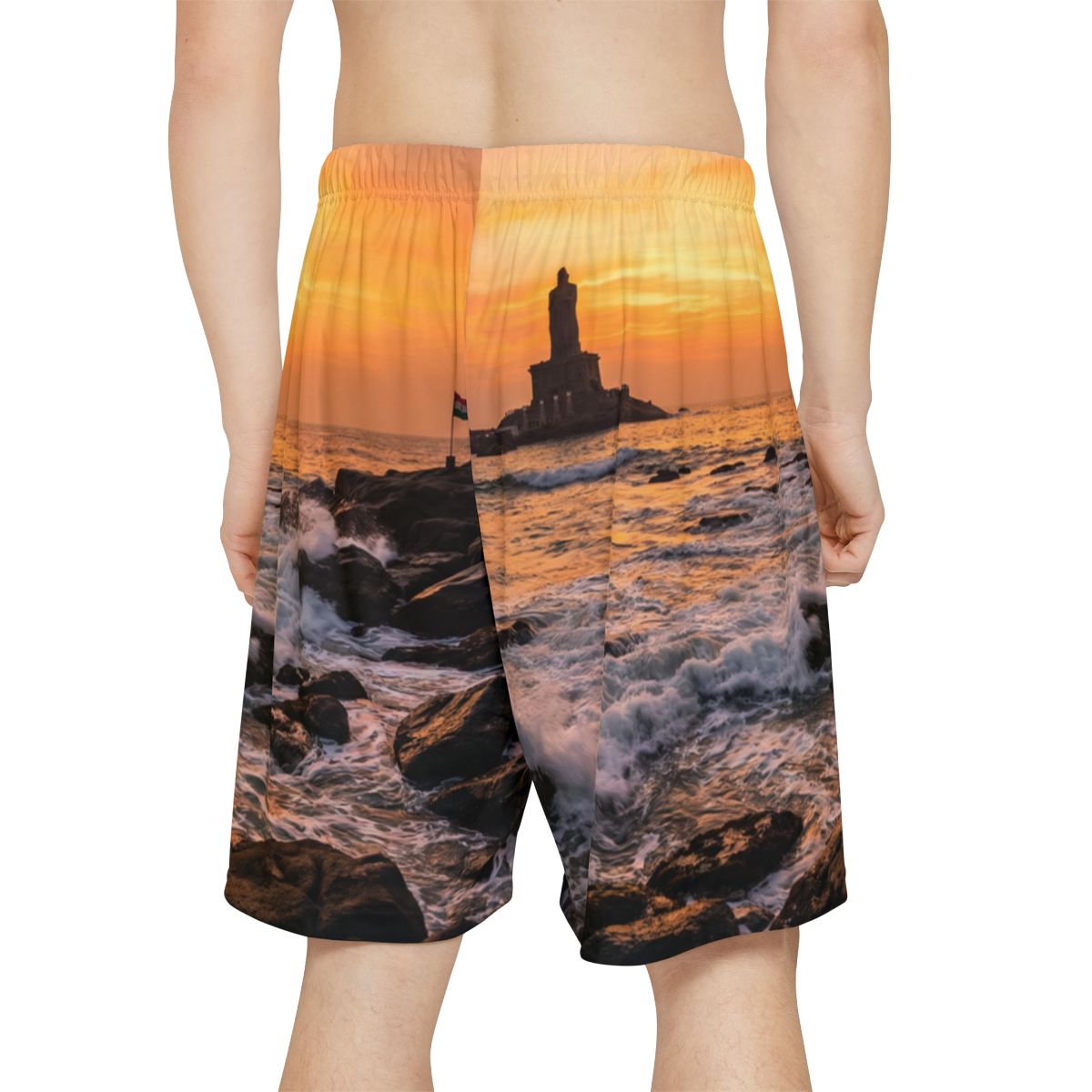 Men's Sports Shorts - Coastal Glow
