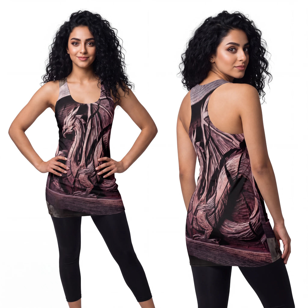 Carved Dragon Women's Racerback Dress