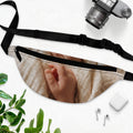 Fanny Pack - Tender Newborn Hand in Soft Muslin Blanket |...
