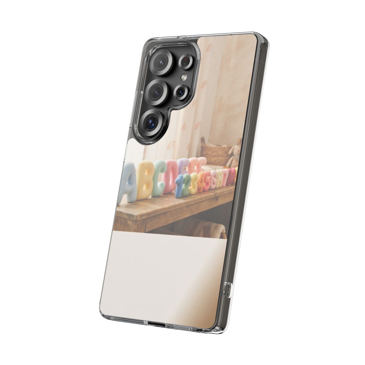 Clear Impact-Resistant Case - Pastel ABCs | Echovira Gallery