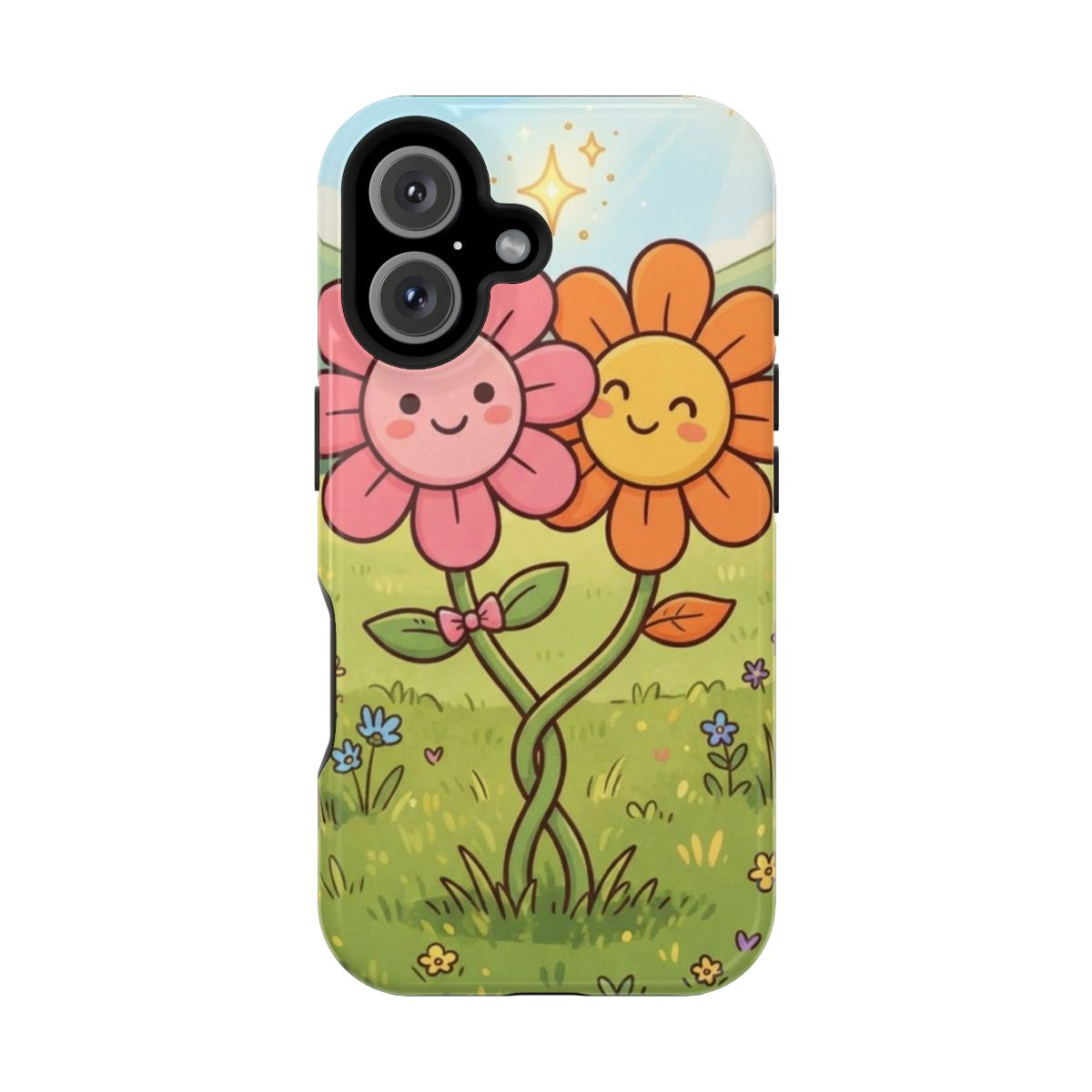 Impact-Resistant Cases - Sunny Meadow Friends Floral Art |...