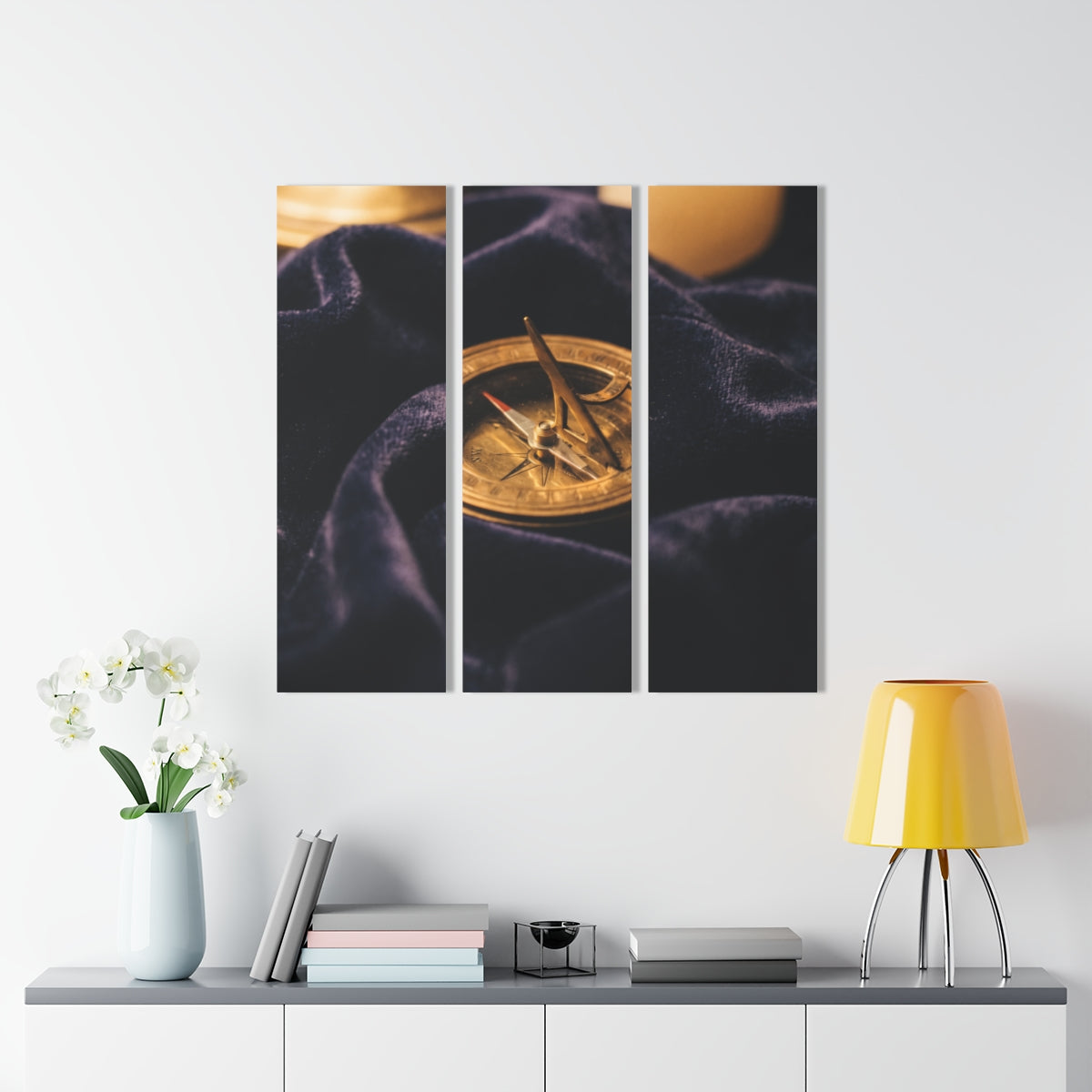 Sundial Compass Portrait Acrylic Print