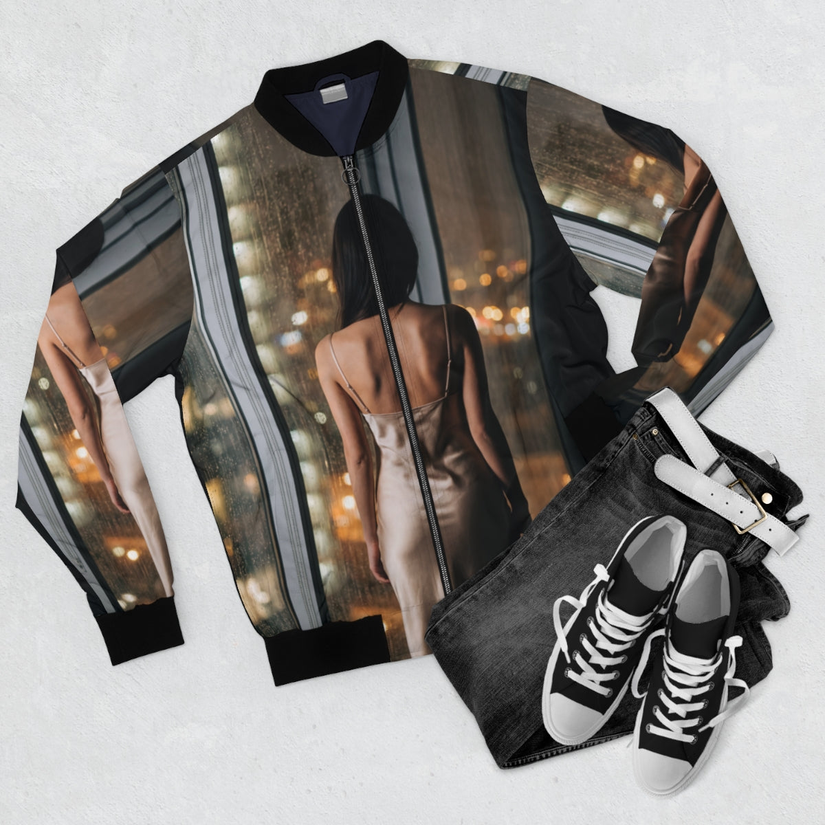 Men's Bomber Jacket - Cinematic Edge