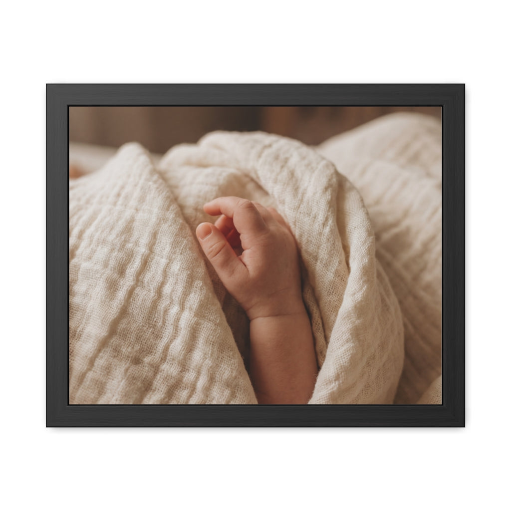 Framed Poster Wall Art - Boho Nursery — Landscape