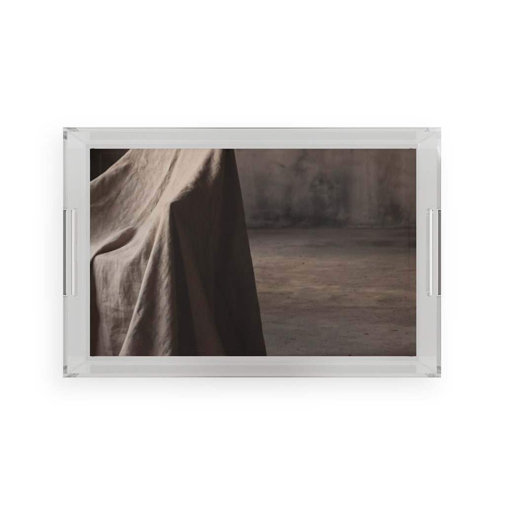 Acrylic Serving Tray - Quiet Hosting | Echovira Gallery