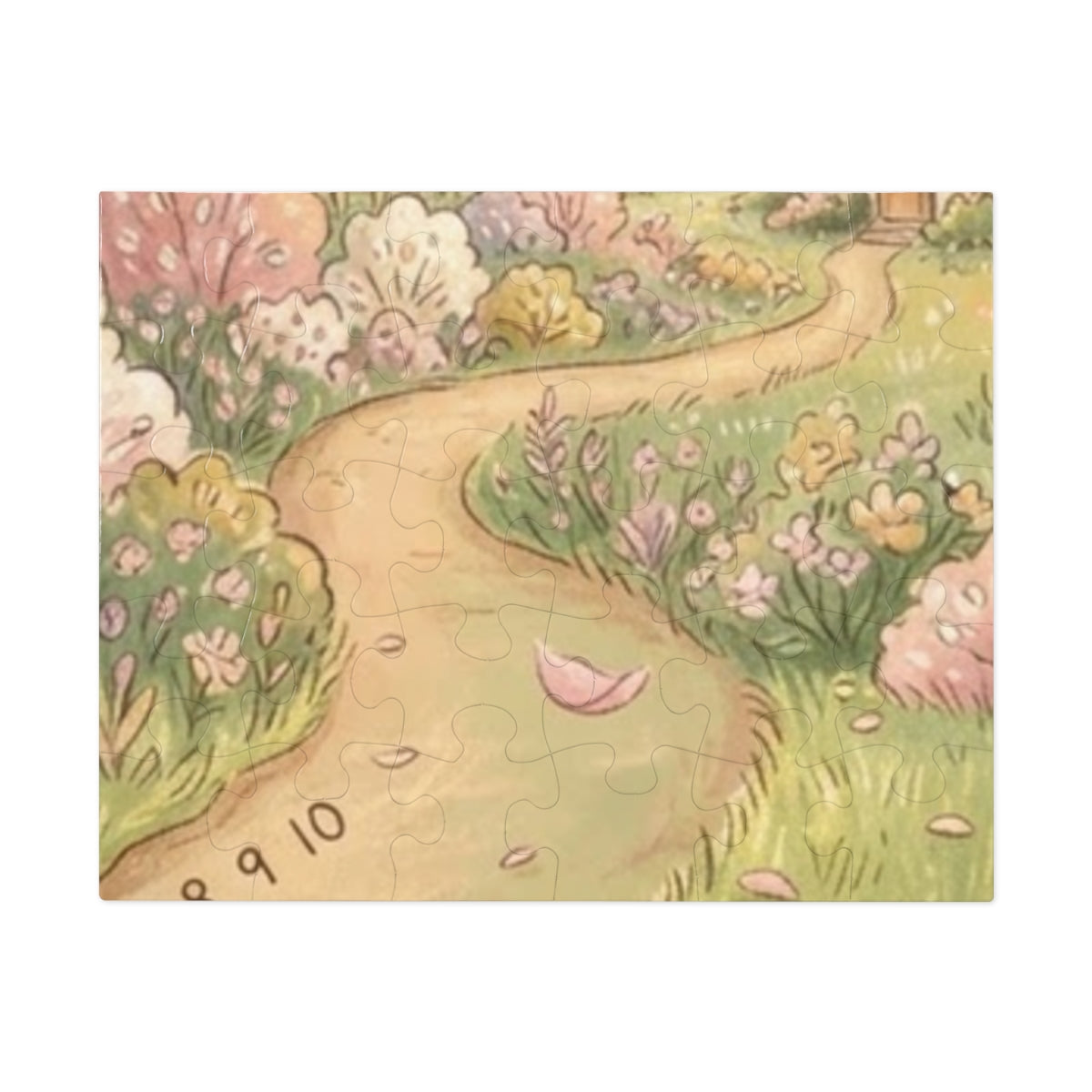 Jigsaw Puzzle with Tin - Sunlit Meadow Cottage (30, 110... |...