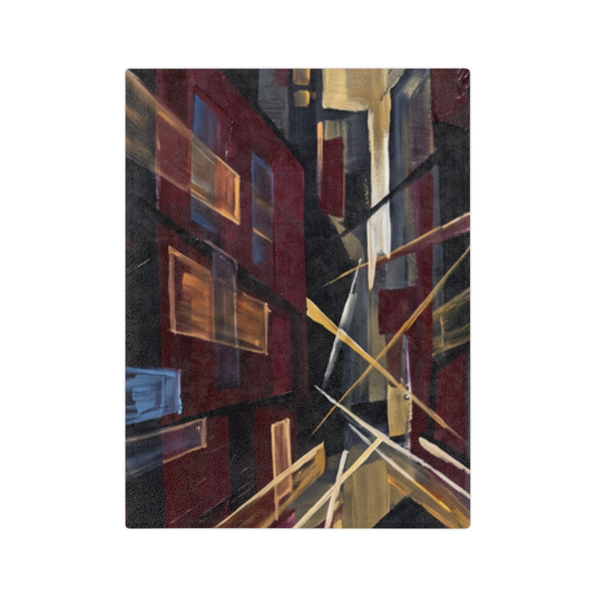 Velveteen Blanket - Urban Horizon | Echovira Gallery