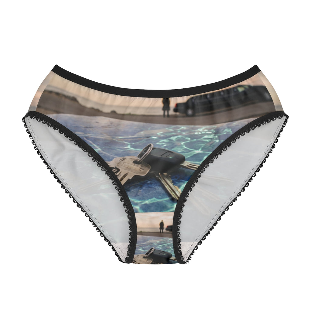 Women's Briefs - Blue Marble Shoreline | Echovira Gallery