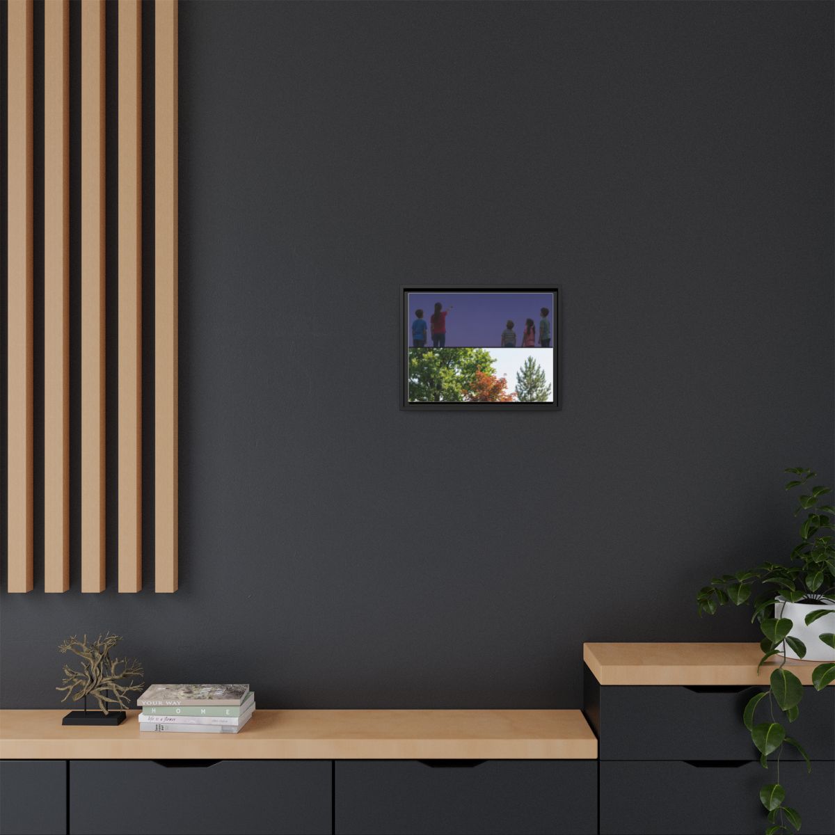 Framed Matte Canvas - Wilderness Gallery — Black / 1.25"