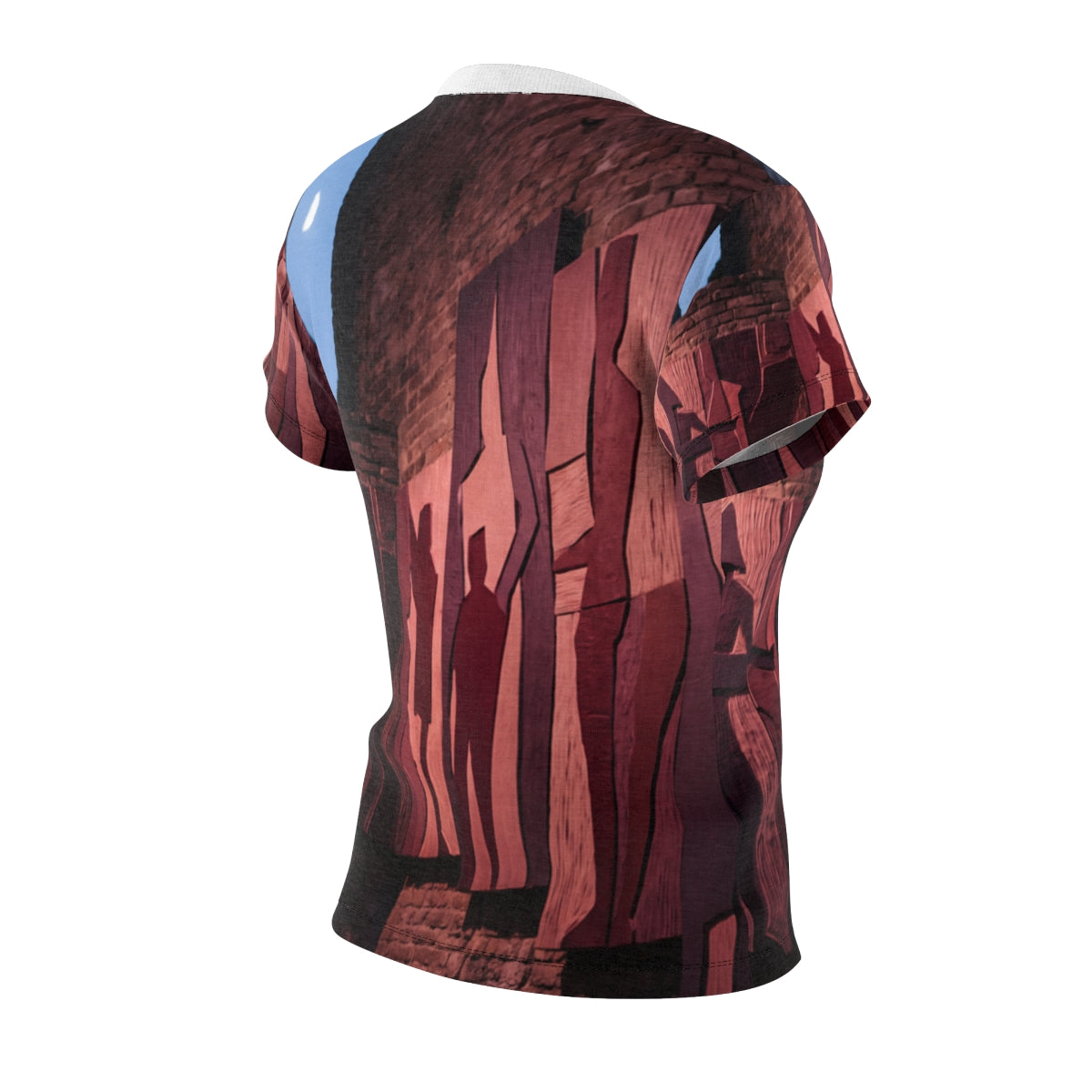 Women's Cut & Sew Tee - Nocturnal Passage | Echovira Gallery