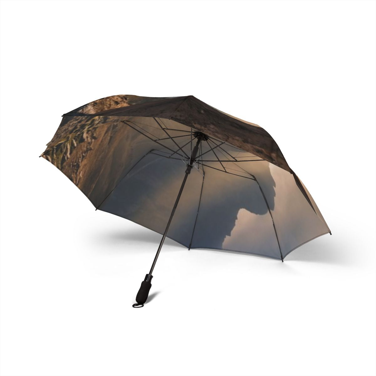 Semi-Automatic Foldable Umbrella - Mystic Monolith Ancient...