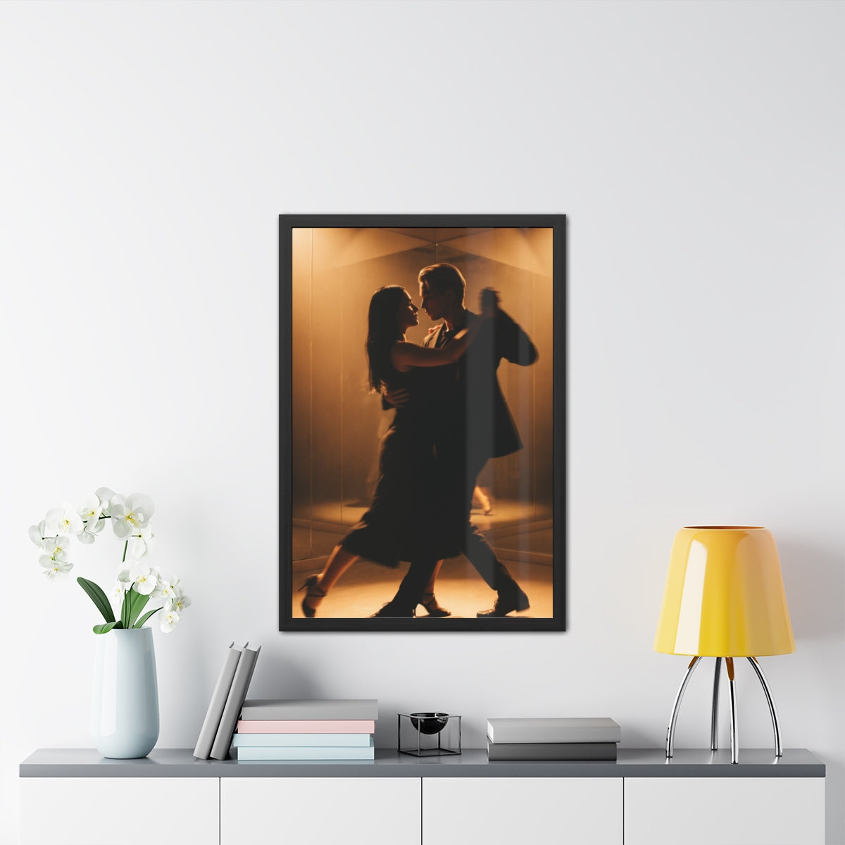 Golden Hour Tango Framed Poster — Portrait (8×12, 9×11... |...