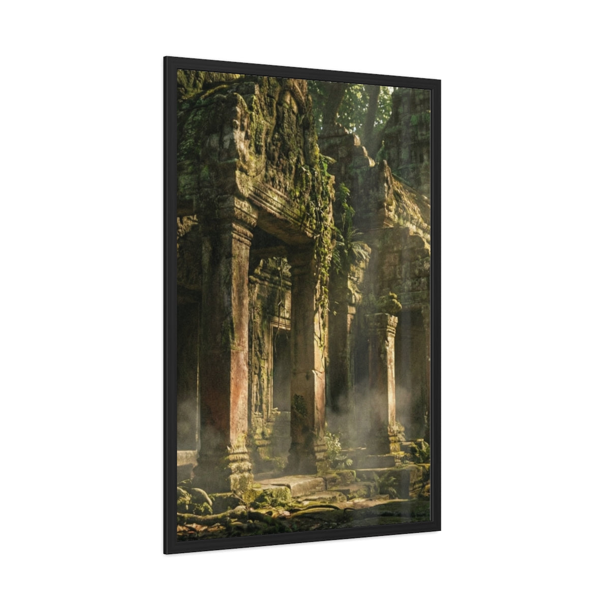 Framed Poster - Ancient Jungle Temple (8×12, 9×11, 11×14......