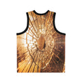 Men's Basketball Jersey - Shattered Gold Court Style |...
