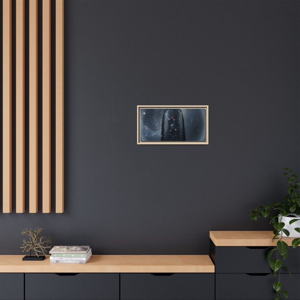 Framed Matte Canvas - Cosmic Sentinel — Natural / 1.25"... |...