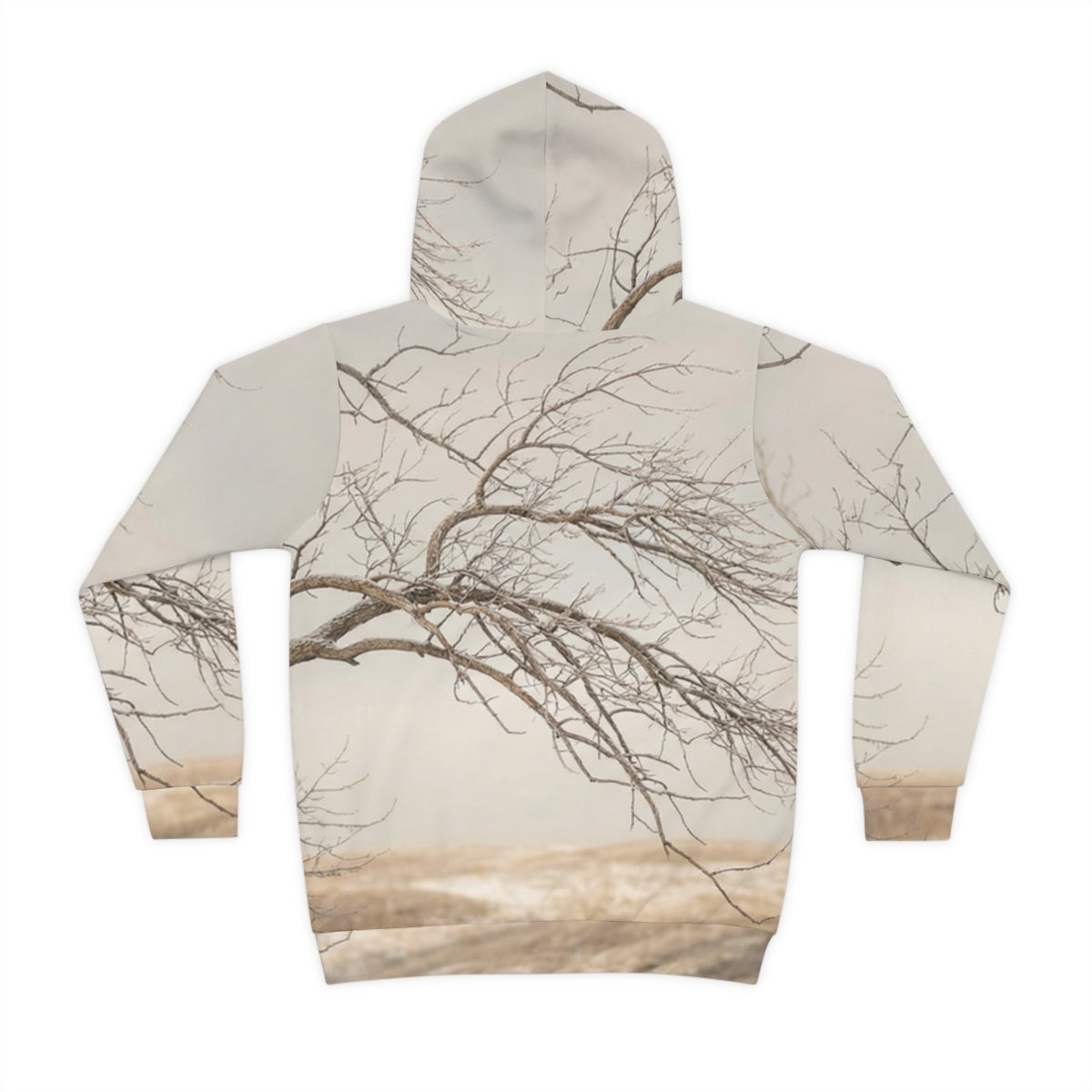 Children's Hoodie - Wabi-Sabi Winter Branch Art | Echovira...