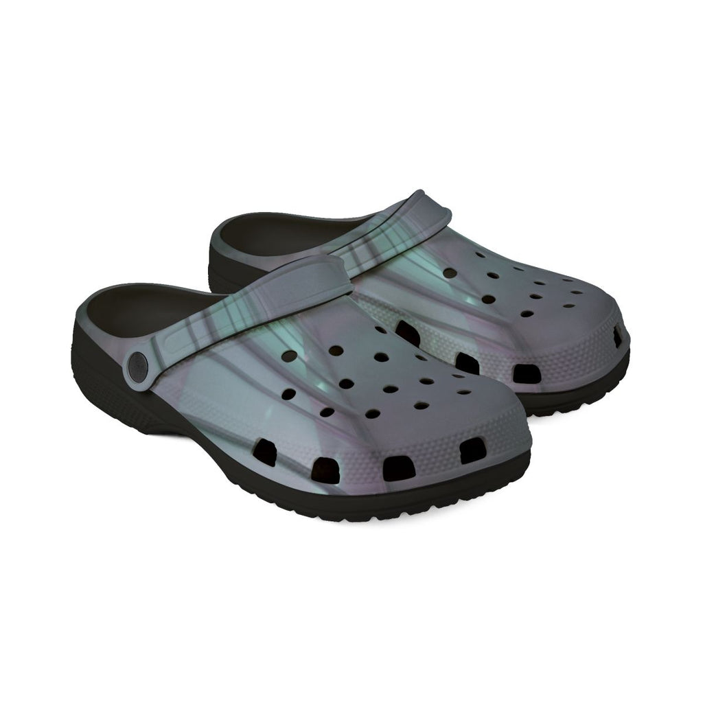 Men's EVA Foam Rubber Shoes - Liminal Corridor Fog Art Print...