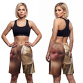 Athletic Long Shorts - Golden Champagne Toast Art Piece |...