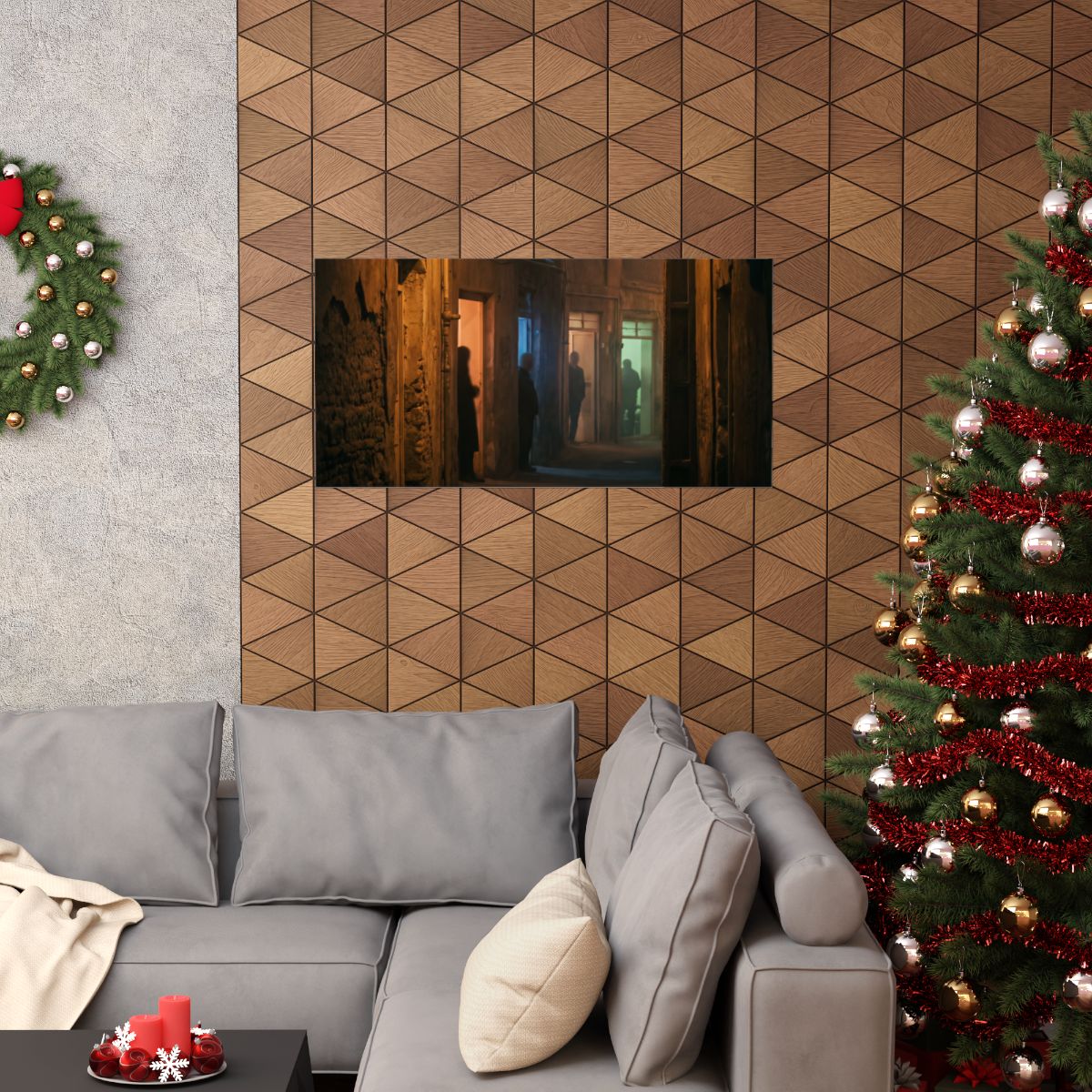 Matte Horizontal Posters - Shadowed Alleyway Mystery Art......