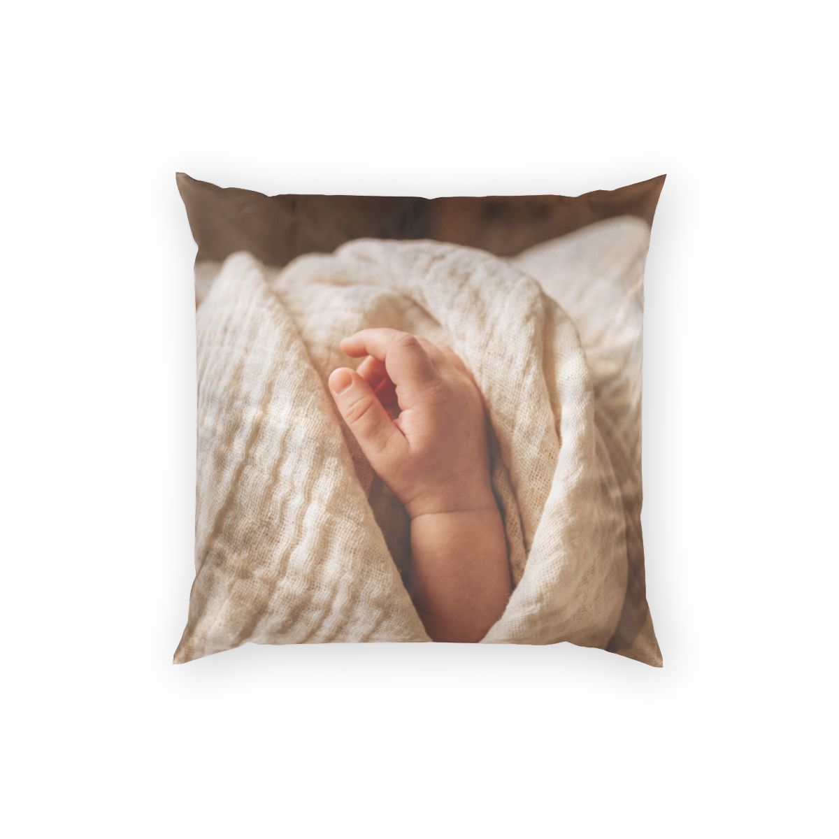 Velvet Throw Pillow - Luxurious Calm