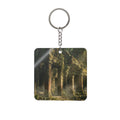 Square Keychain - Ancient Portal Charm | Echovira Gallery