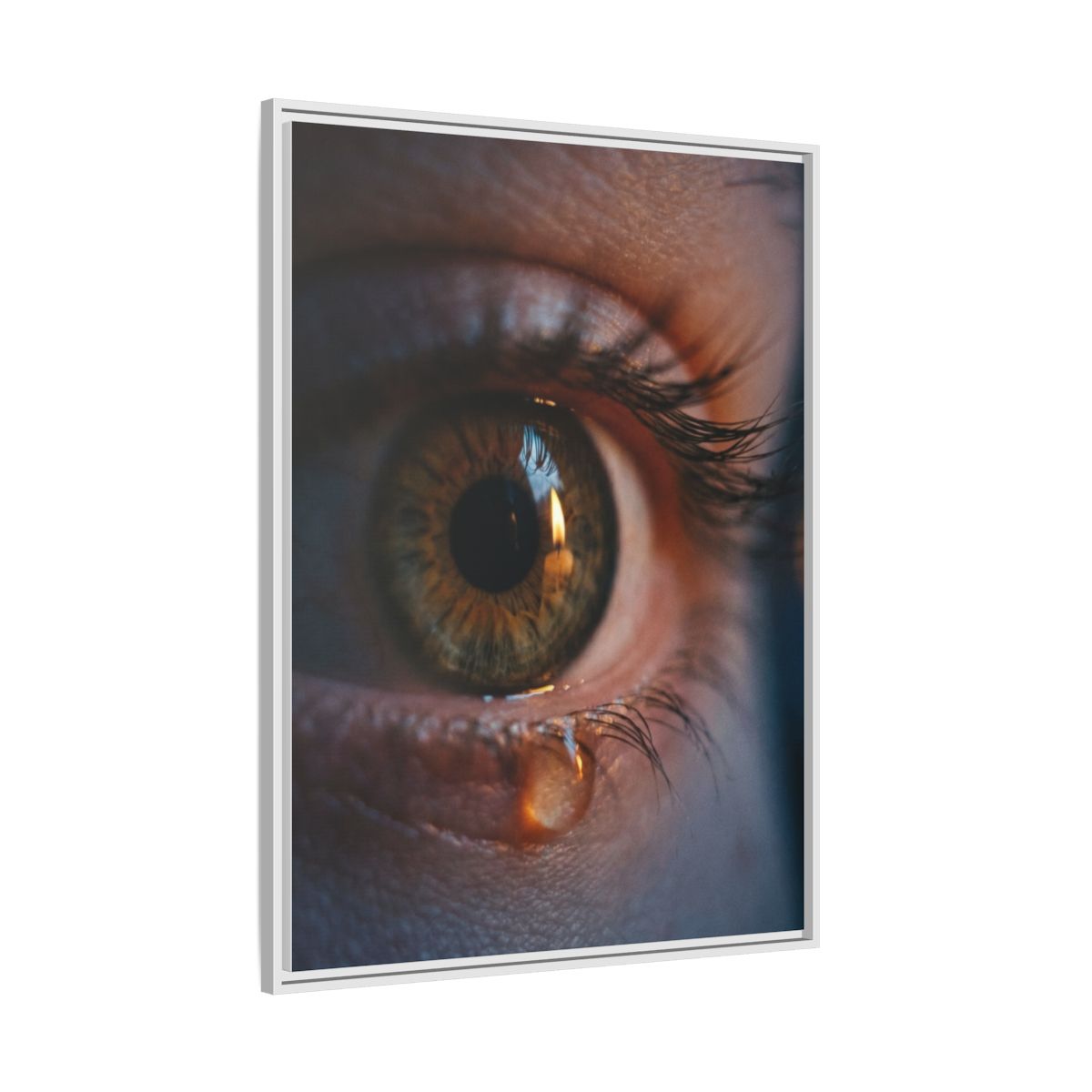Matte Canvas, Framed - Luminous Tear