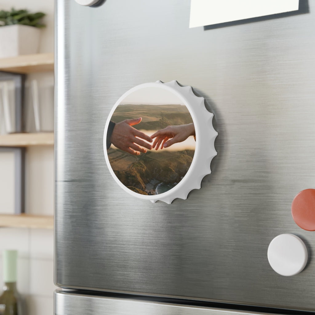 Bottle Opener - The Infinite Touch | Ethereal Coastal Art |...