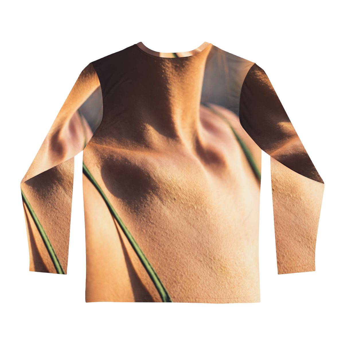 Golden Hour Men's Long Sleeve - Emerald Glow | Echovira...