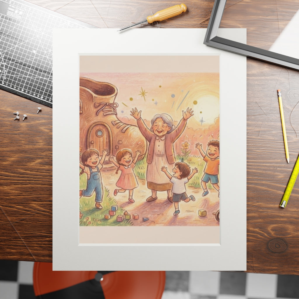 Fine Art Print - Fairytale Shoe Cottage — Portrait (11×14 &...