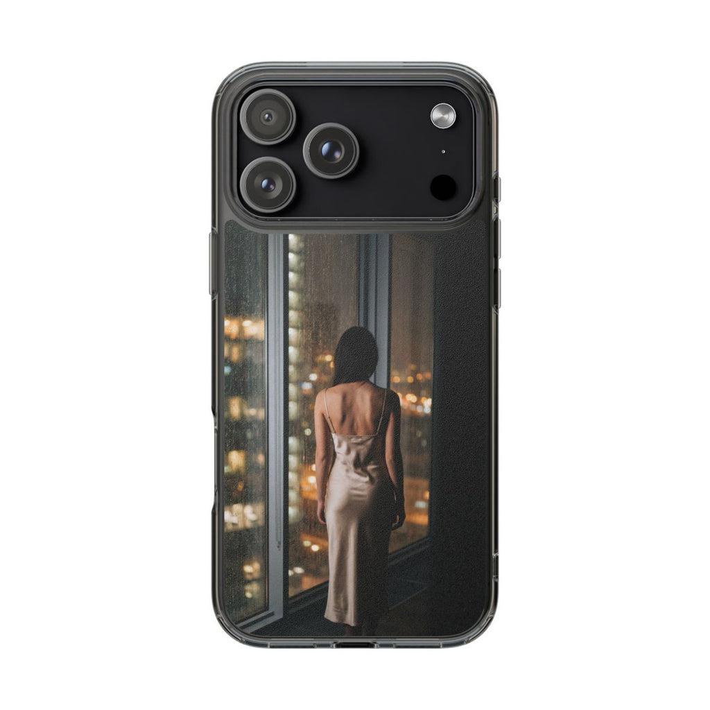 Clear Impact-Resistant Cases - Clear Phone Case - Rainy Mood...