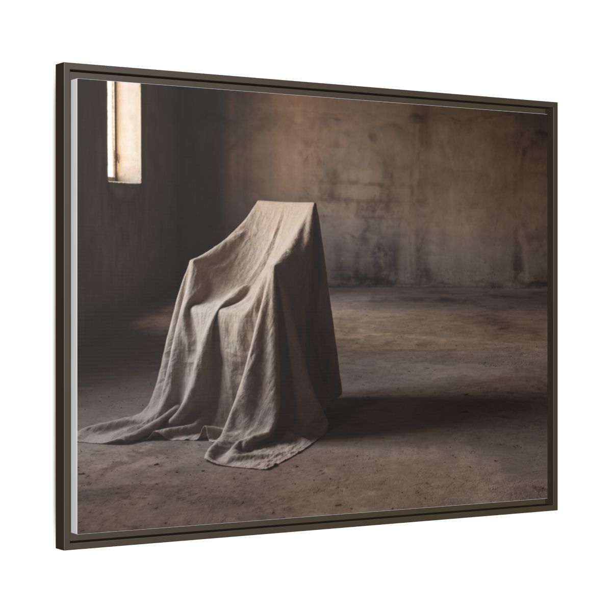 Matte Canvas, Framed - Wabi-Sabi Room — Espresso / 1.25"