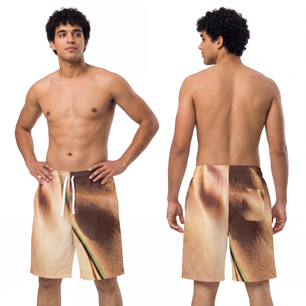 Men's Athletic Long Shorts - Sunset Silk active | Echovira...