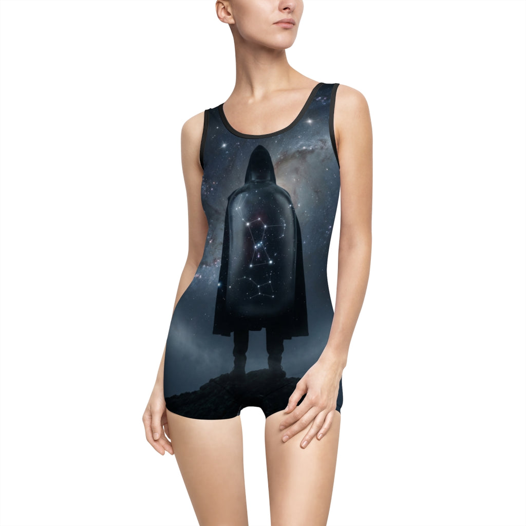 Vintage Swimsuit with Orion Constellation Art