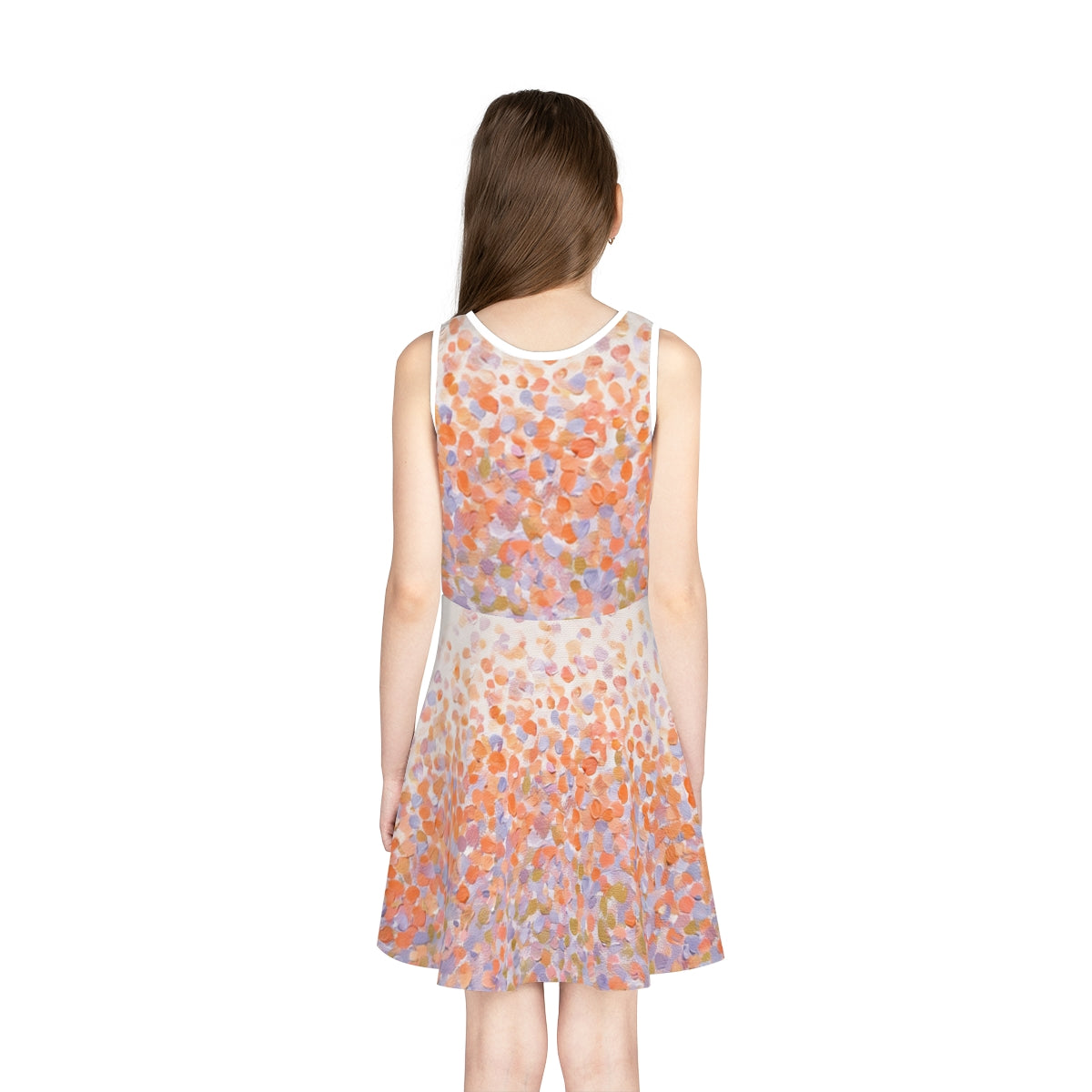 Girls' Sleeveless Sundress - Sunset Picnic | Echovira...