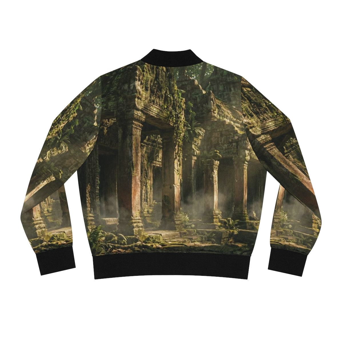 Women's Bomber Jacket - Secret Sanctuary | Echovira Gallery