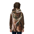Children's Hoodie with Roman Statue Artwork