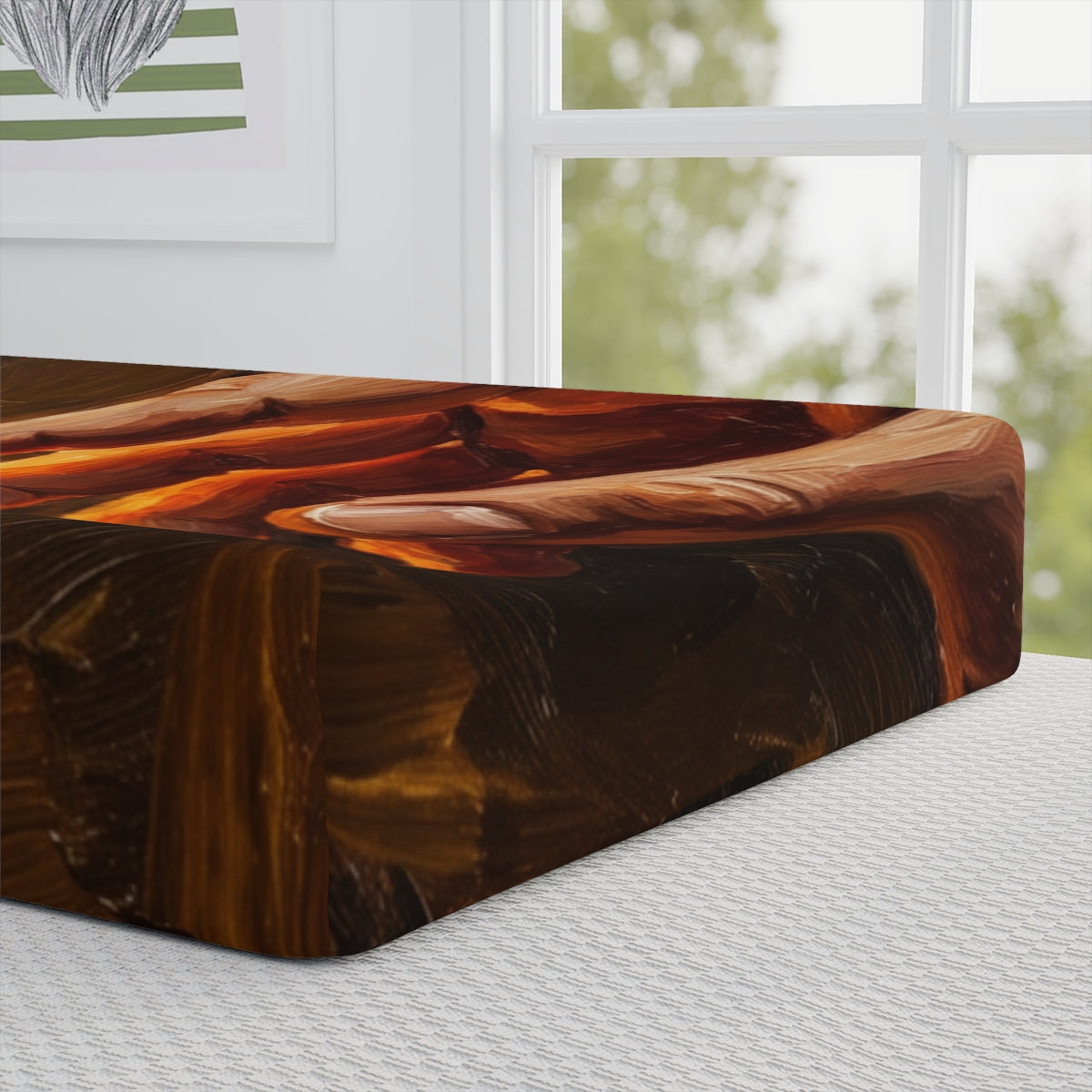 Housse de matelas à langer arcade rétro et art classique
