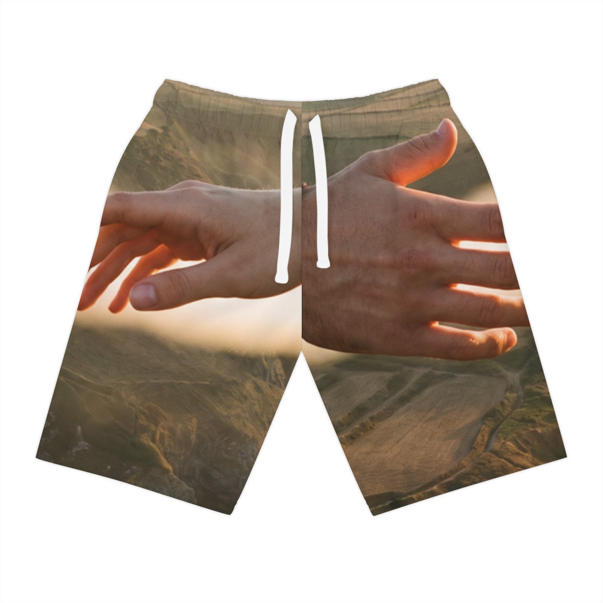 Men's Athletic Long Shorts - The Infinite Touch | Ethereal...