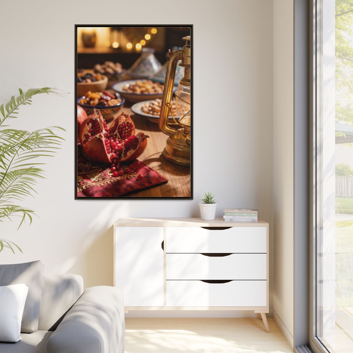 Matte Canvas Framed - Twilight Harvest (8×10, 9×12, 11×14......