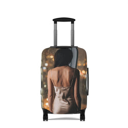 Luggage Cover - Shimmering Rainscape | Echovira Gallery