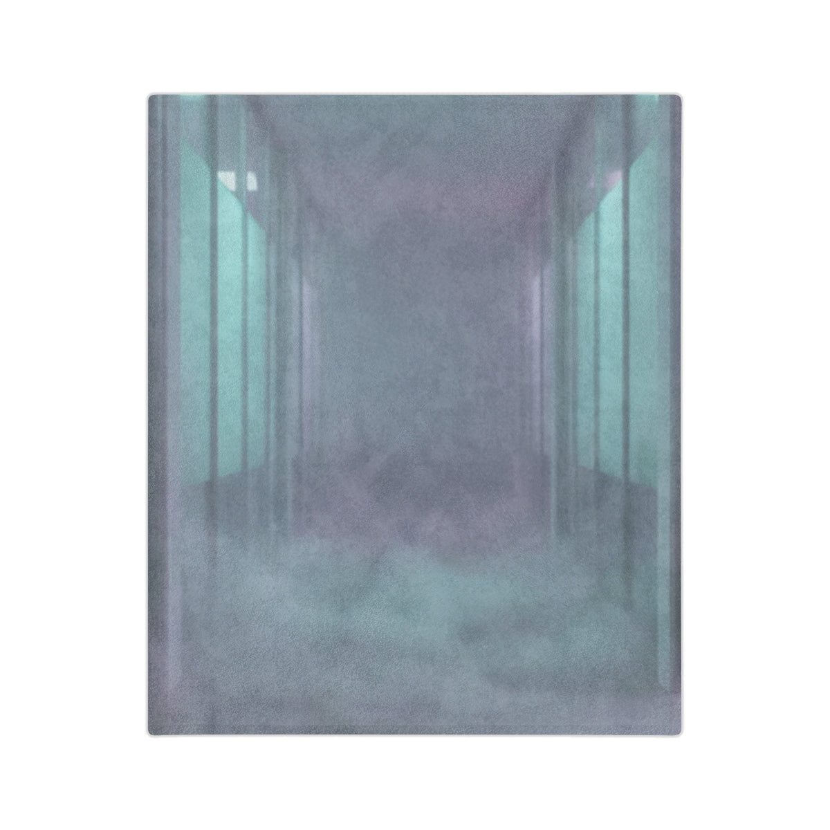 Velveteen Microfiber Blanket - Liminal Corridor Fog Art... |...