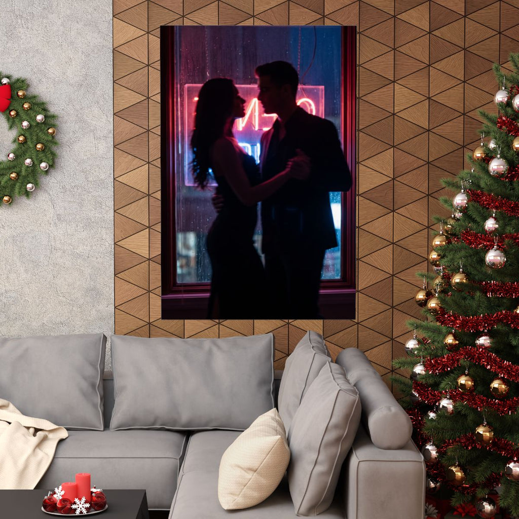 Matte Vertical Poster - Neon Midnight (8×10 & 36×54) |...