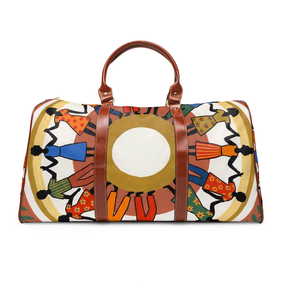 Waterproof Travel Bag - Unity Mandala Folk Art | Echovira...
