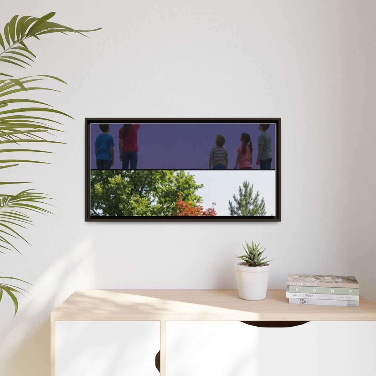 Matte Canvas, Framed - Stardust & Forest Discovery —... |...