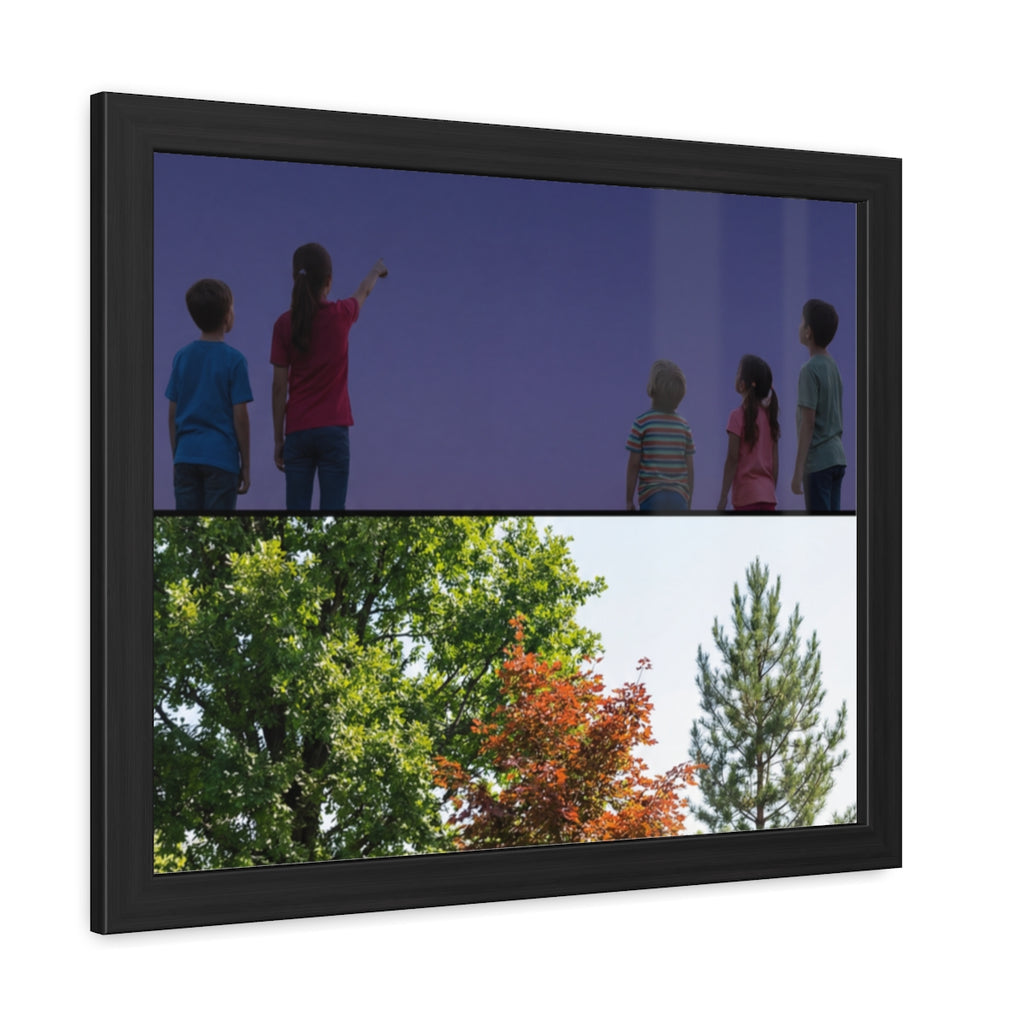 Framed Poster - Little Explorer — Landscape