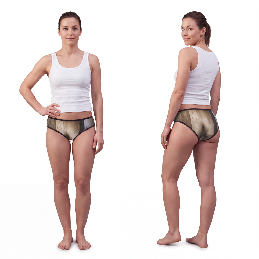 Women's Briefs - Shadows of the Citadel moody architectural...