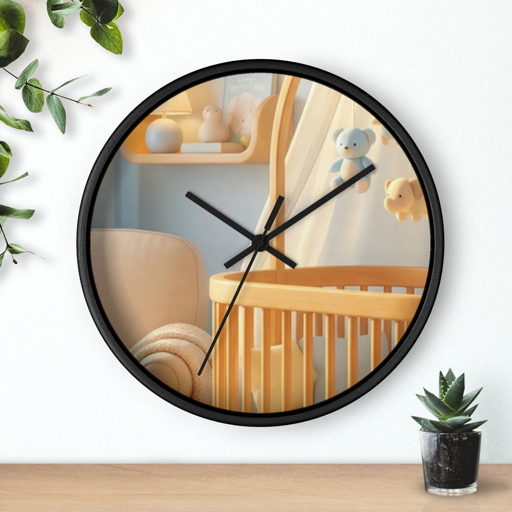 Wall Clock - Dreamy Serene Nursery Art | Echovira Gallery