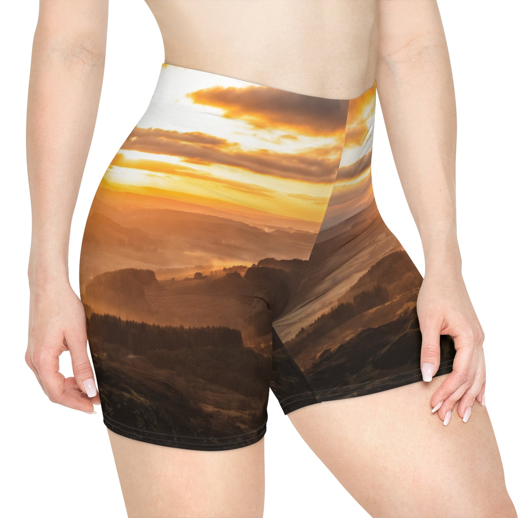 Golden Valley Sunrise Women's Biker Shorts